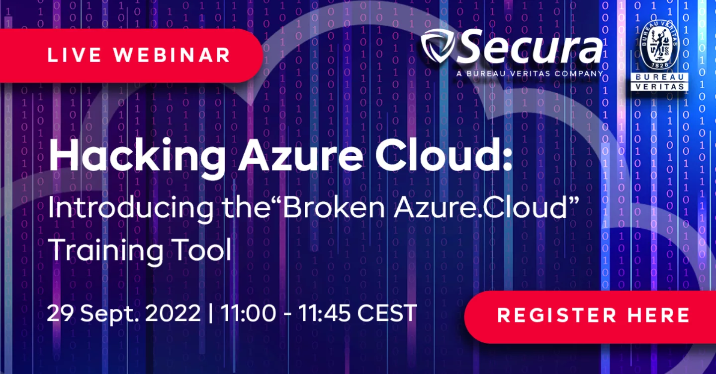 Hacking Azure Cloud Webinar banner