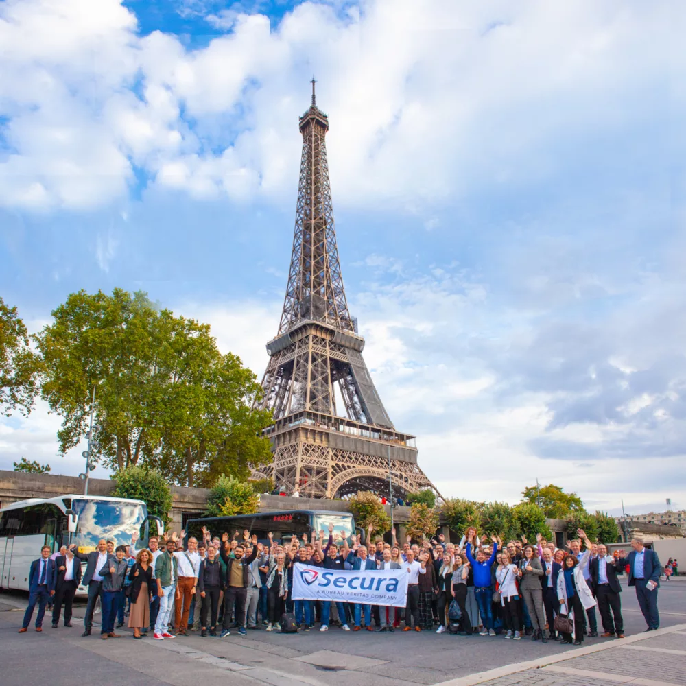 Secura & Bureau Veritas Team EIffel Tower