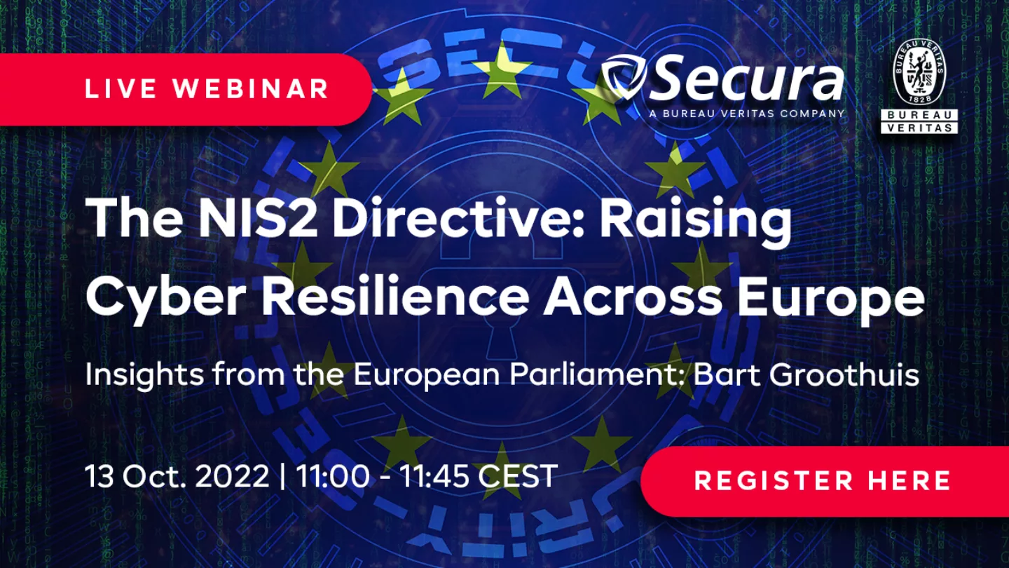 The NIS2 Directive Webinar banner