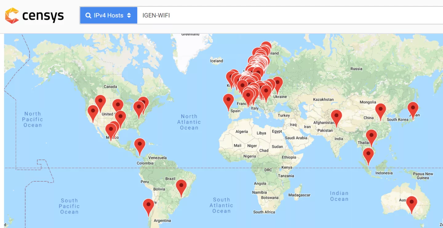 Censys igen wifi