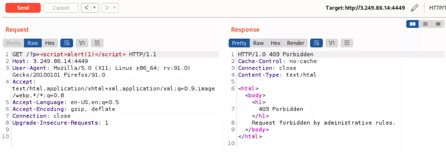 Inspection of “Log & Report” functionality of FortiADC