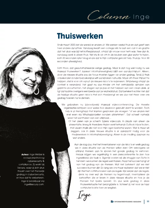 Column Thuiswerken