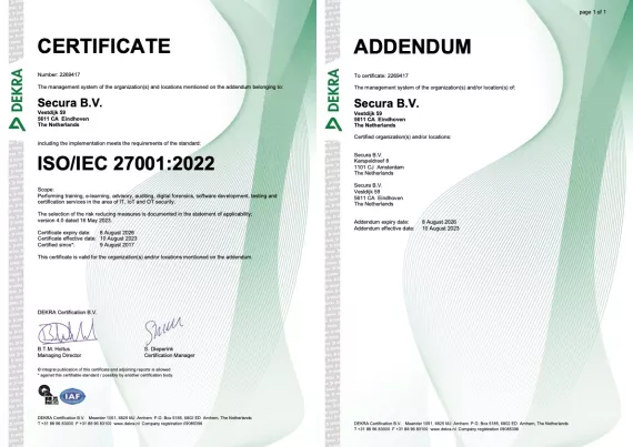 ISO 27001 Secura Complete 2026